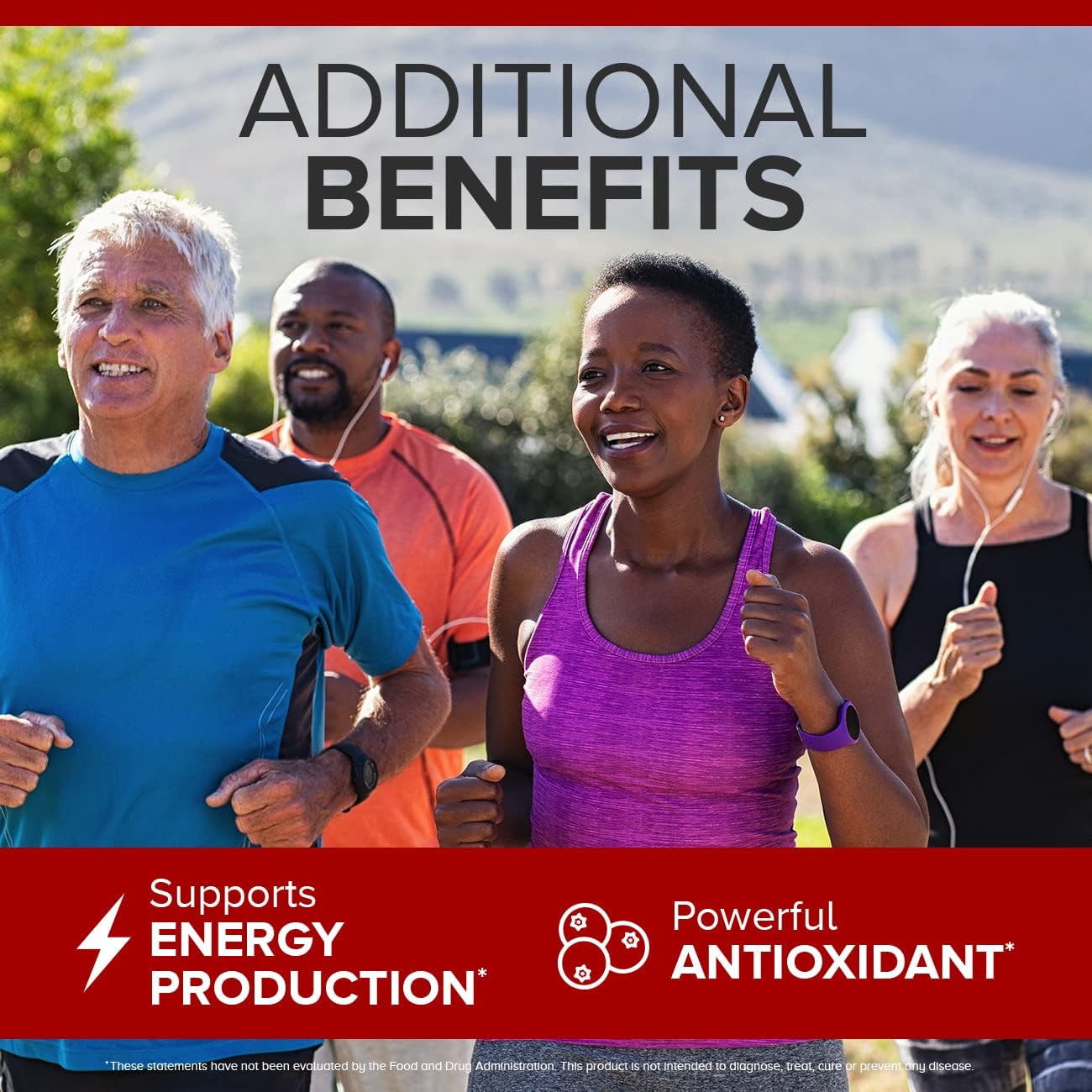 Qunol Ultra CoQ10 100mg Patented Water & Fat Soluble Natural Supplement - 120 Soft Gels