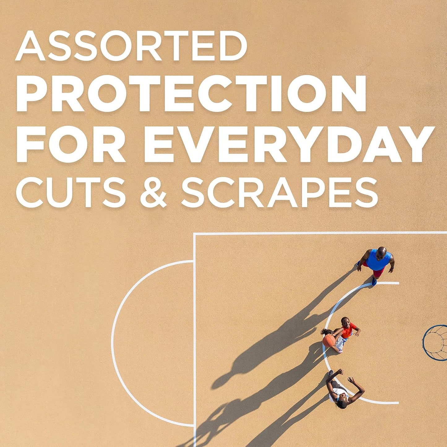 Band-Aid Brand Adhesive Bandages Family Pack Assorted Sizes 280 Count