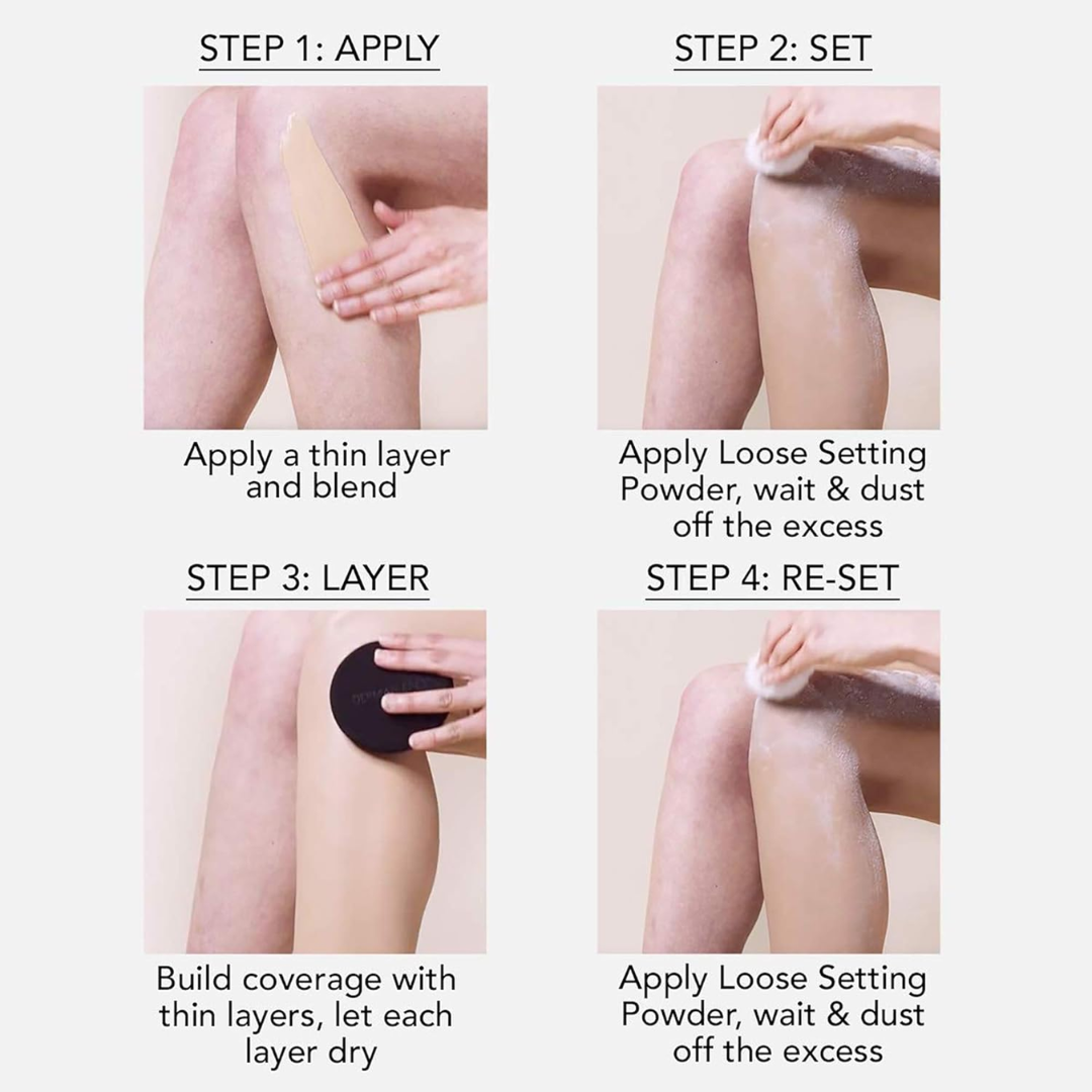 Dermablend Professional Leg and Body Makeup Sunscreen SPF 25, 100ml / 3.4oz