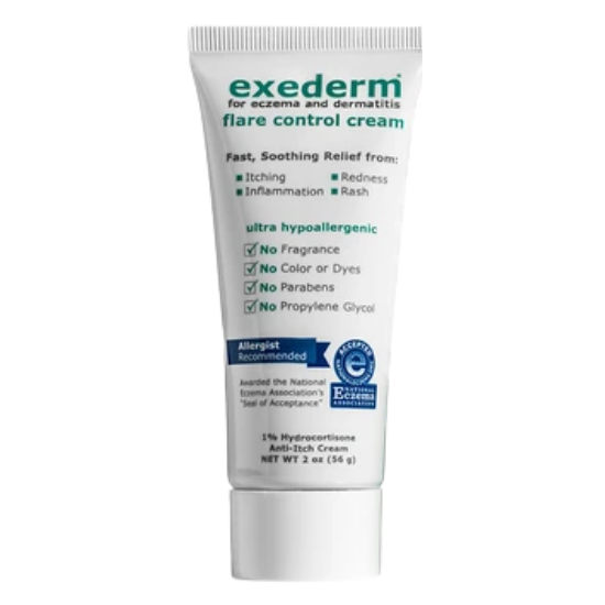 Exederm Flare Control Cream for Eczema & Dermatitis, 2 oz. / 56g