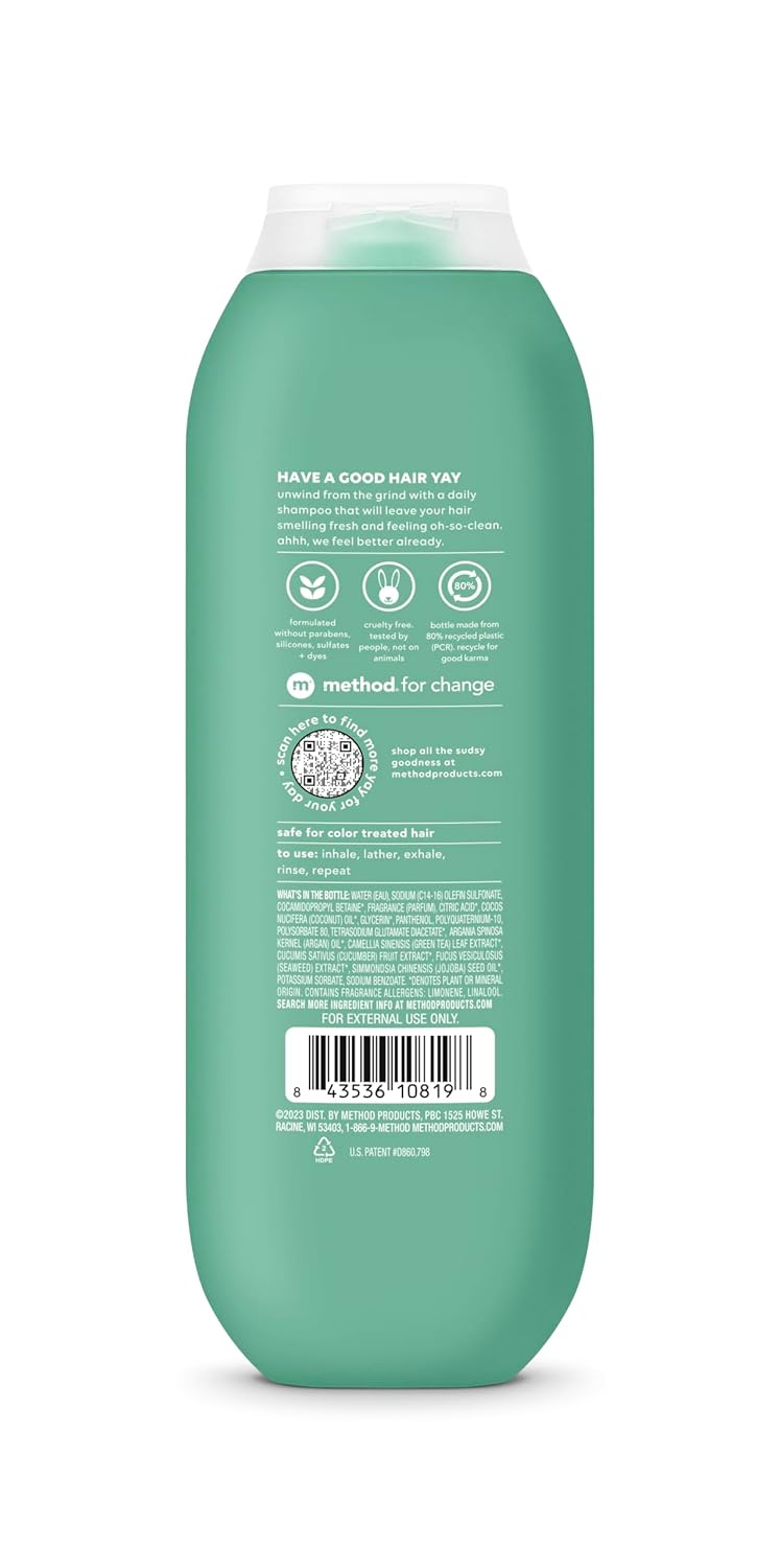 Method Shampoo With Long Lasting Fragrance, 414 ml / 14 oz