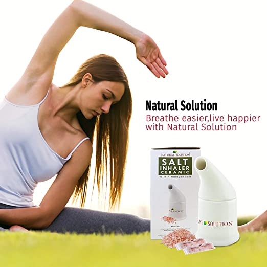 Natural Solutions Himalayan Salt Inhaler Respiratory Aid Pink