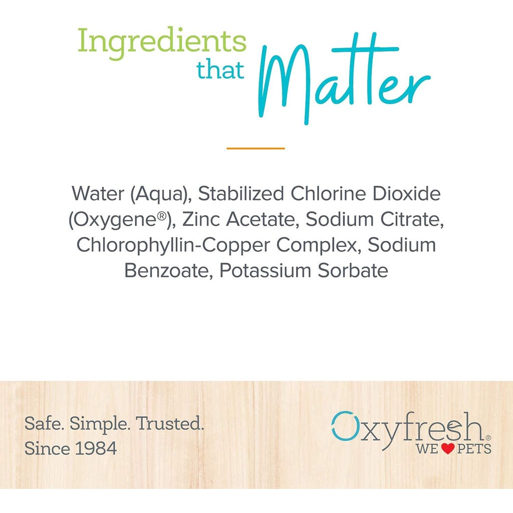 Oxyfresh Premium Pet Dental Care Solution Water Additive, 16 fl.oz / 473 ml