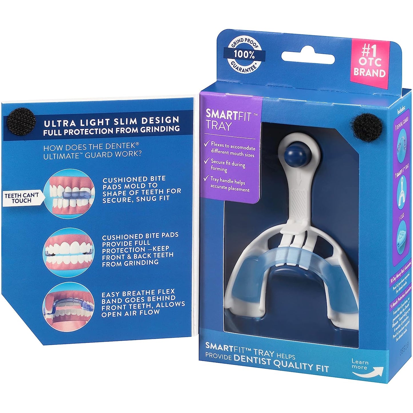 DenTek Ultimate Guard for Nighttime Teeth Grinding (Bruxism) 1 Dental Guard 1 Smartfit Tray