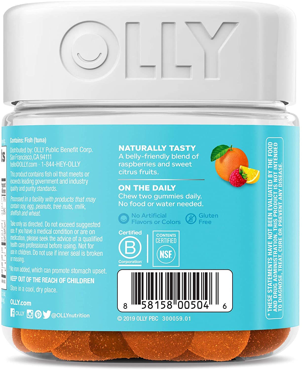 Olly The Essential Prenatal Gummies with Folic Acid + DHA, 60 Gummies