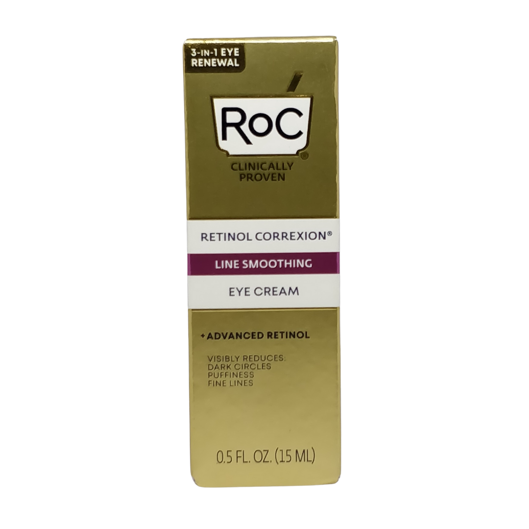 Roc Retinol Value Set Duo, Deep Wrinkle Night Face Cream, 1.0 fl.oz/30ml & Retinol Correxion Eye Cream, 0.5 fl.oz /15ml