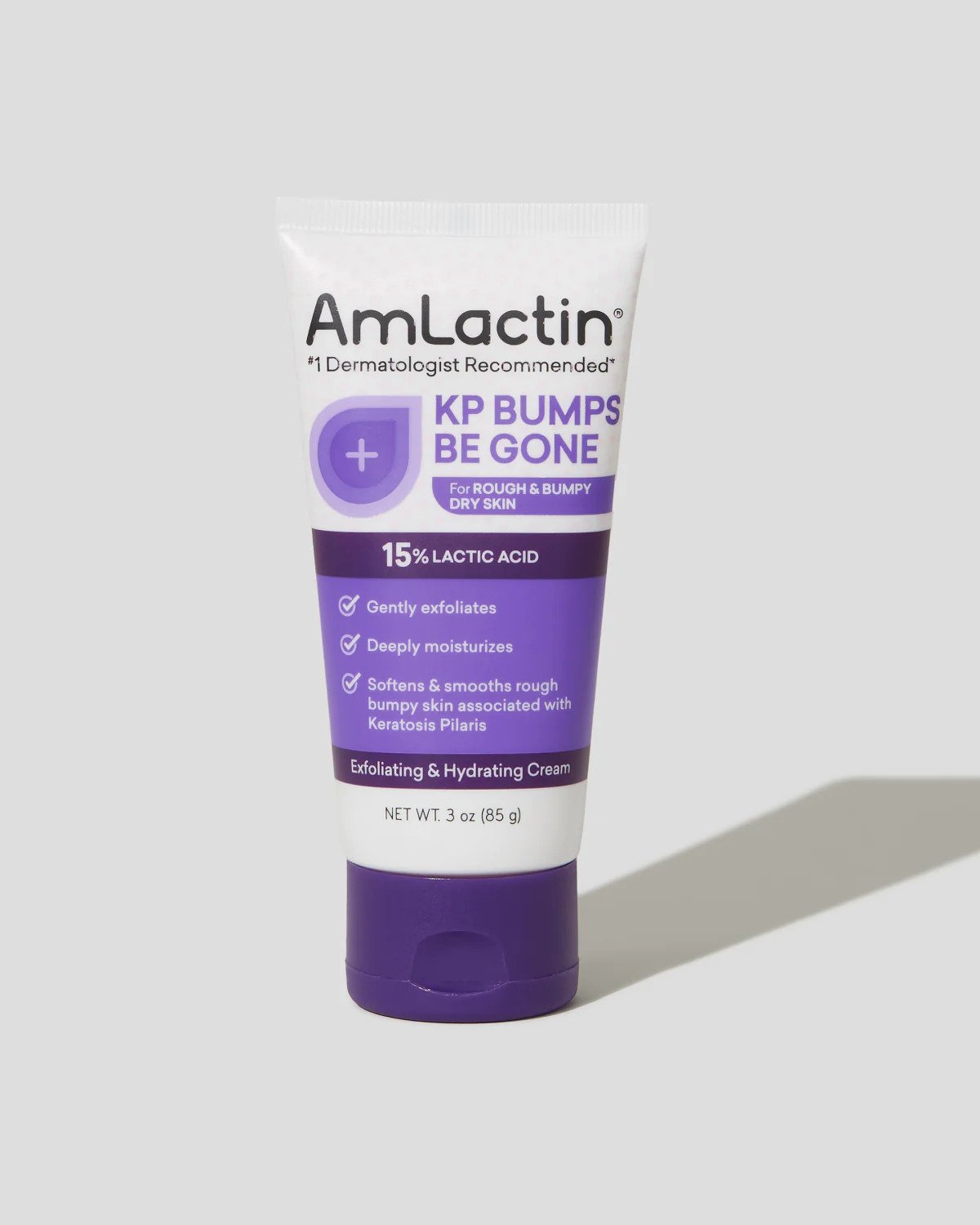 AmLactin KP Bumps Be Gone 15% Lactic Acid Hydrating Cream For Rough & Bumpy Dry Skin - 85g (PACKAGING MAY VARY)