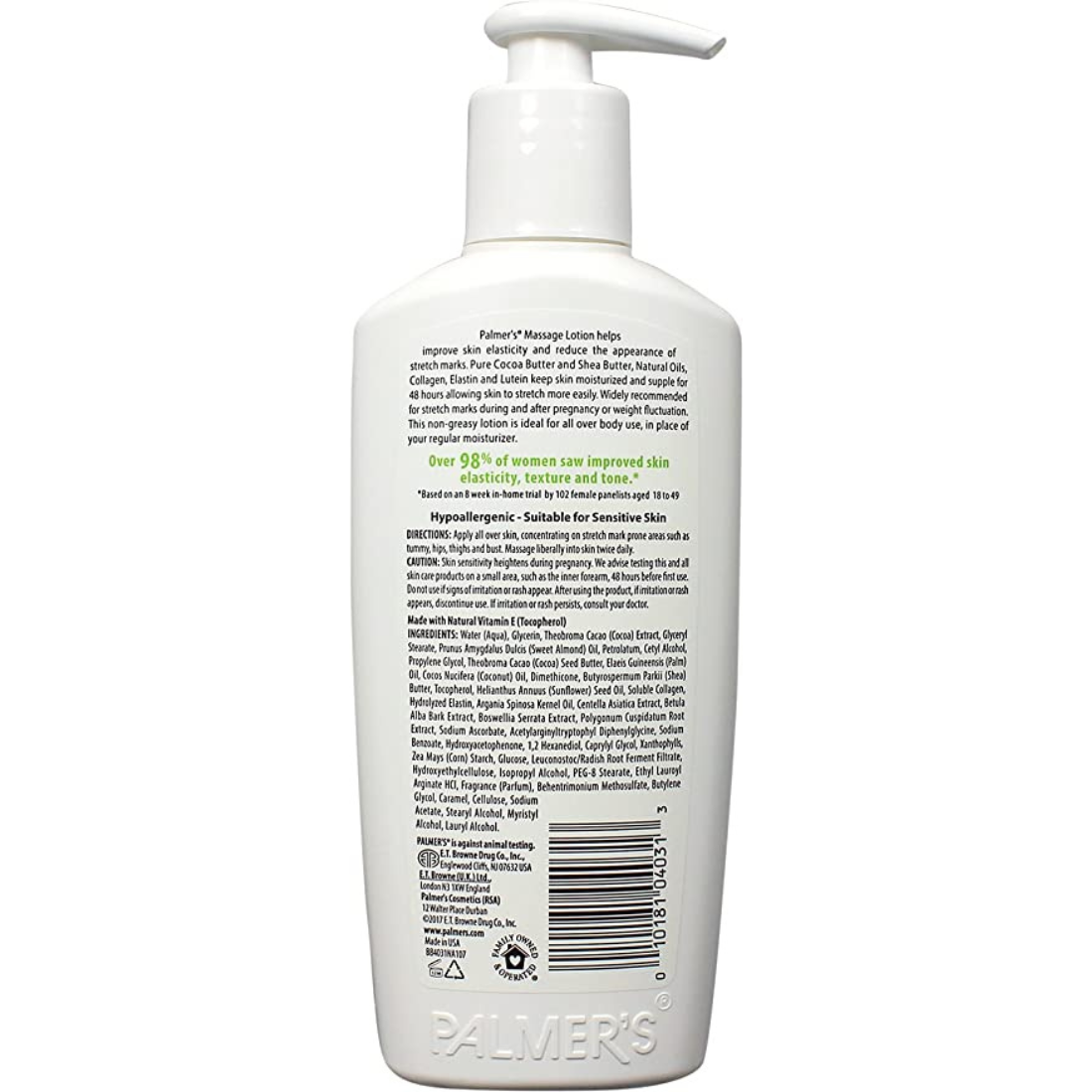 Palmer's Cocoa Butter Formula Pregnancy Skin Care Massage Lotion For Stretch Marks 6.5 Fl Oz (190ml)