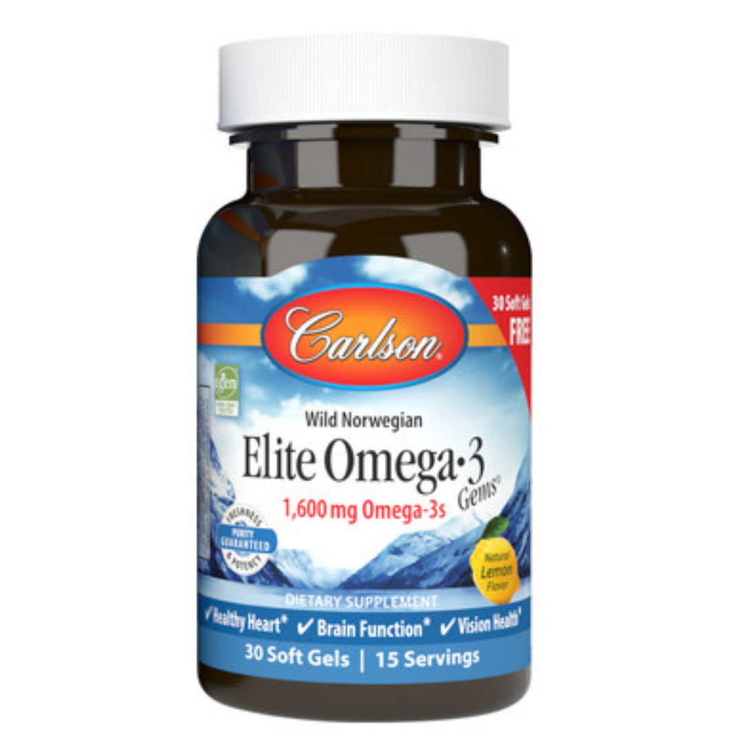 Carlson Elite Omega-3 Gems 1,600mg
