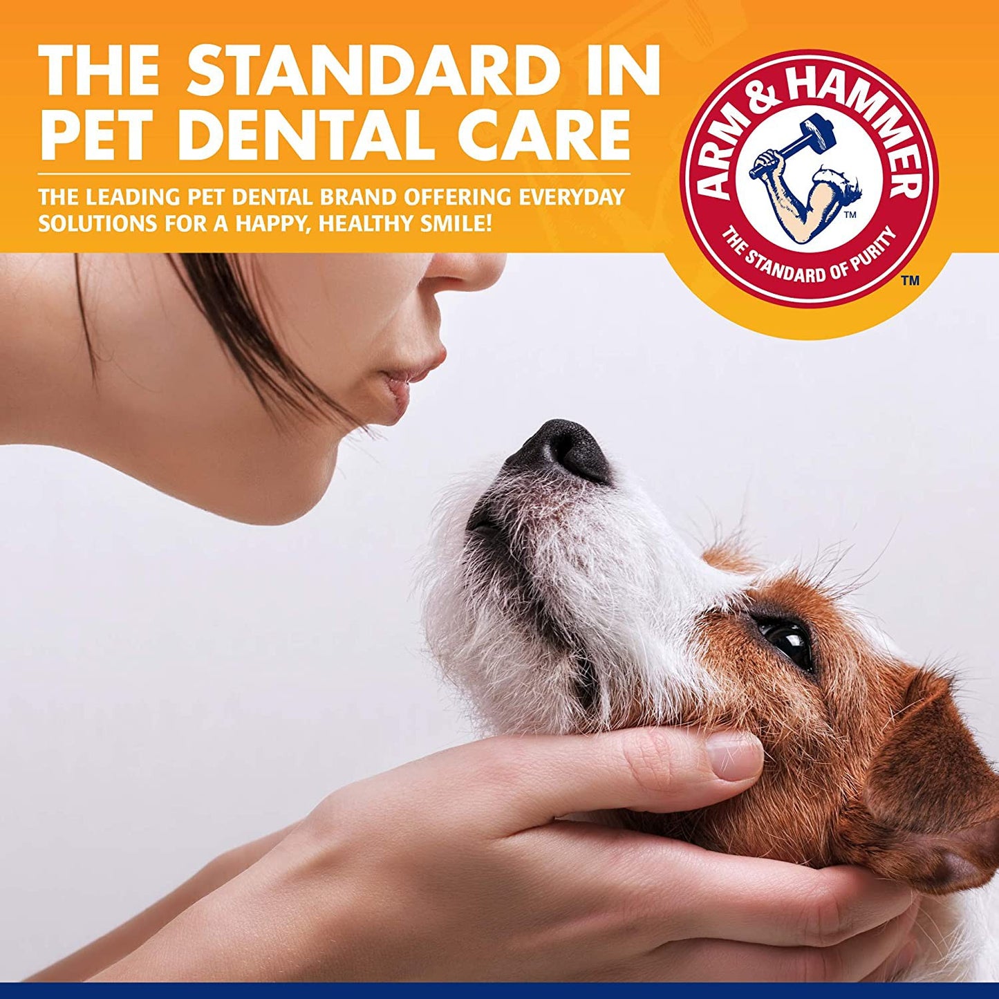Arm & Hammer for Pets Dog Dental Care Fresh Breath Kit, Tartar Control 2.5 oz