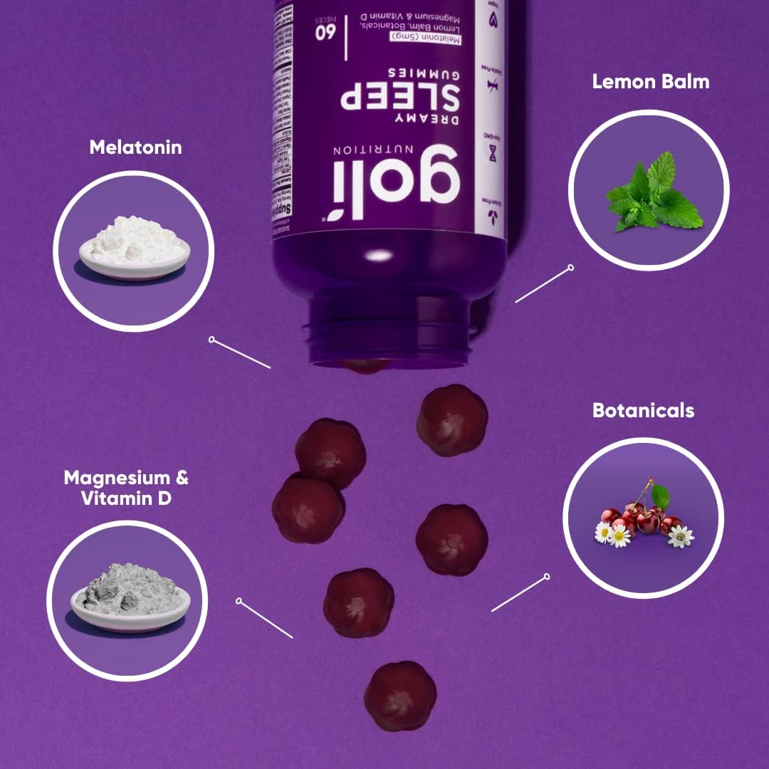 Trial Size Goli Nutrition Dreamy Sleep, 10 Gummies