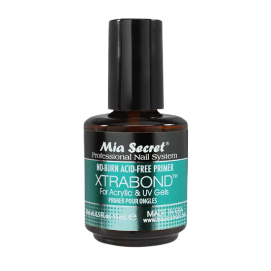 Mia Secret Professional Nail System Nail Prep pH Balance & Xtrabond Primer for Acrylic & UV Gels, 0.5 fl.oz / 15 ml each