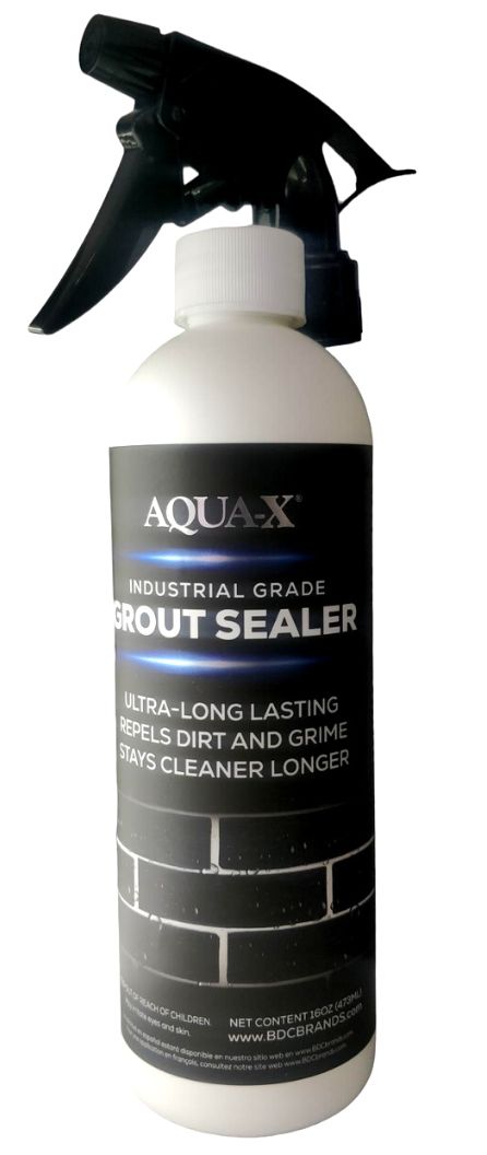 Aqua-X Industrial Grade Grout Sealer Ultra-Long Lasting Repels Dirt And Grime 16oz