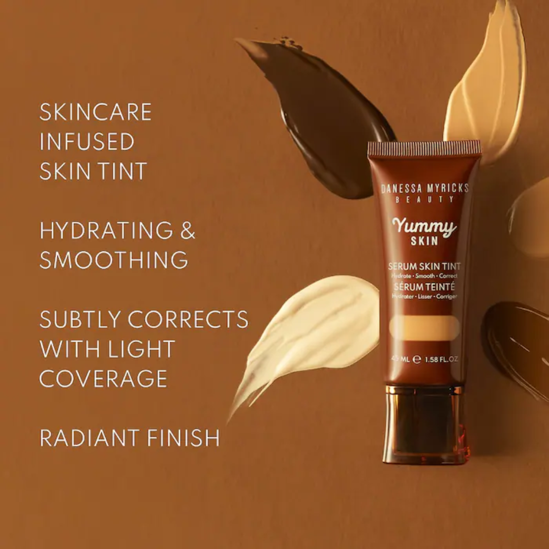 Danessa Myricks Beauty Yummy Skin Face Serum Skin Tint, 45 ml / 1.58 fl. oz.