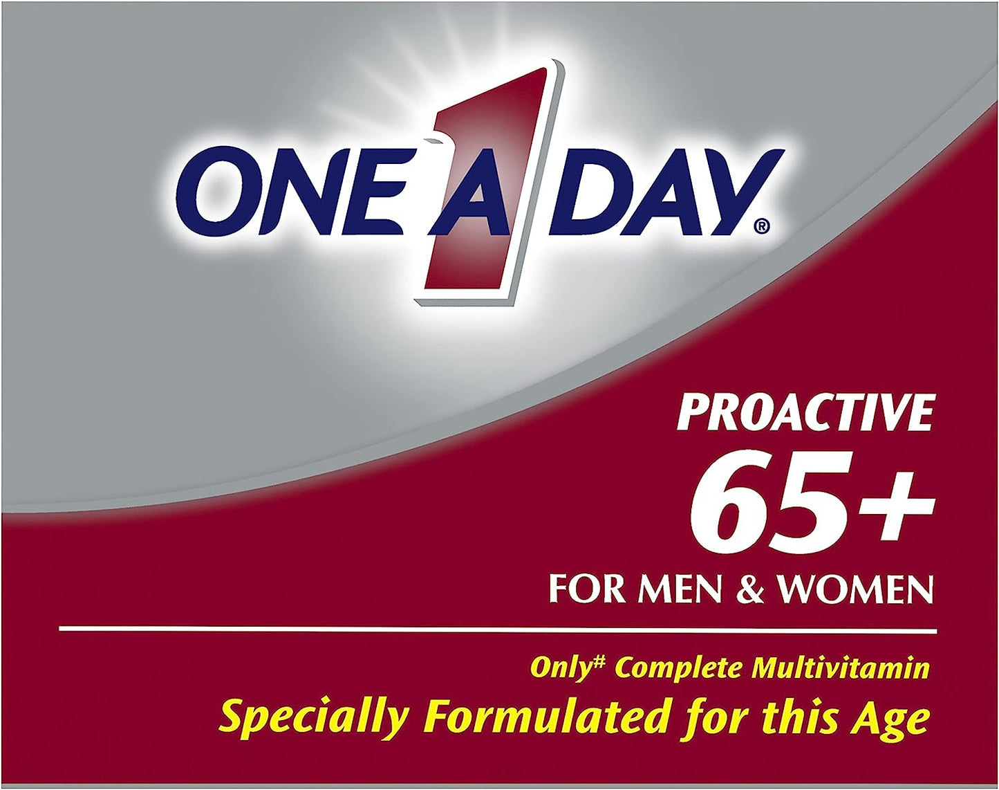 One A Day Multivitamin Proactive 65+ for Men & Women, 150 Tablets