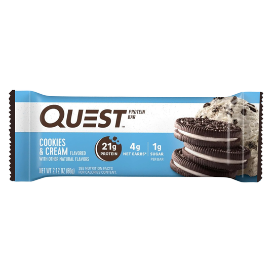 Quest Protein Bar Cookies And Cream Flavor 1PC, 2.12 oz / 60g