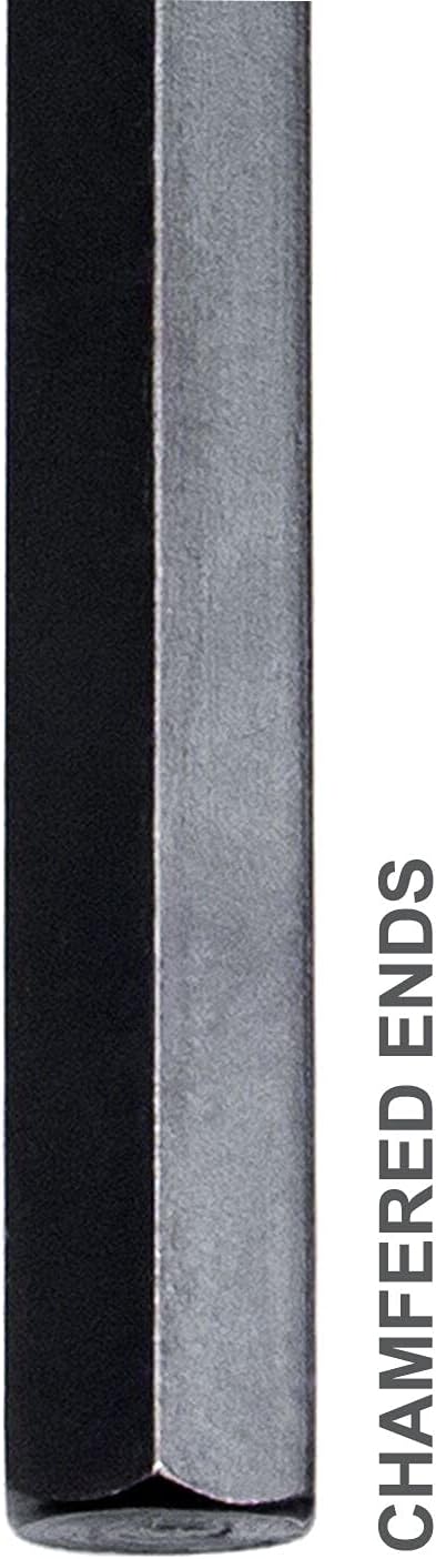 EFFICERE 30-Piece Premium Hex Key Allen Wrench Set, L Shape - 0.028-3/8 inch 0.7-10 mm In Storage Case