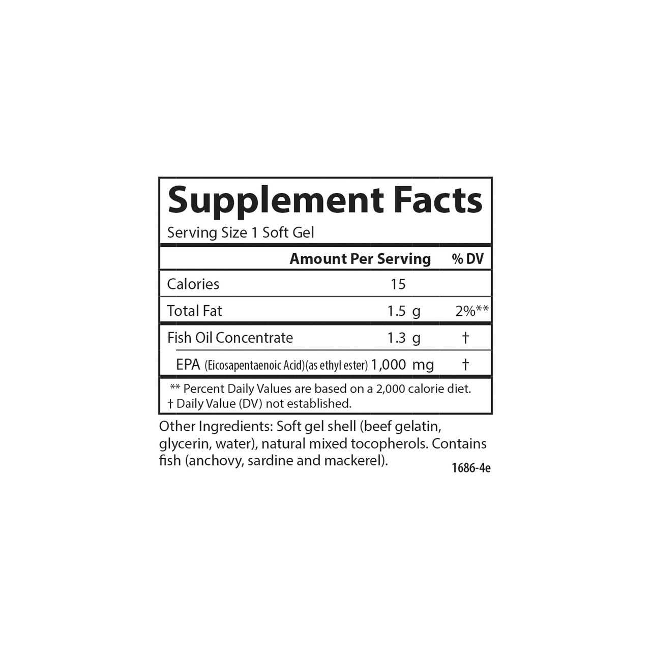 Carlson Elite EPA Gems 1,000 mg EPA (60 Softgels)