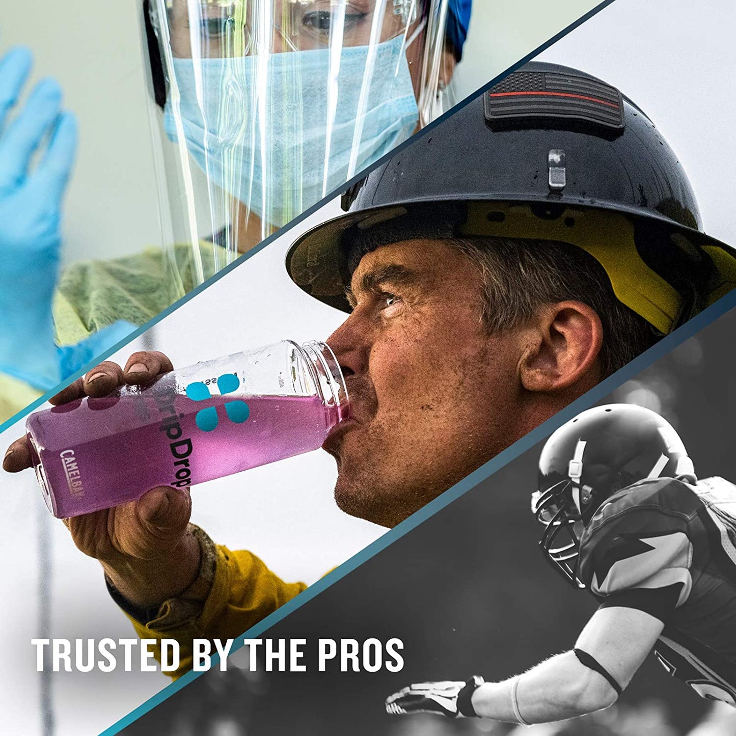 DripDrop ORS Dehydration Relief Fast Electrolyte Powder, Variety Pack (Watermelon, Orange, Berry, Lemon), 32 Sticks