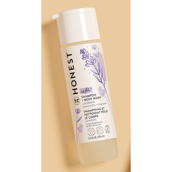 The Honest Co. Shampoo + Body Wash Lavender Essential Oils + Chamomile (10 Fl Oz / 295ml)