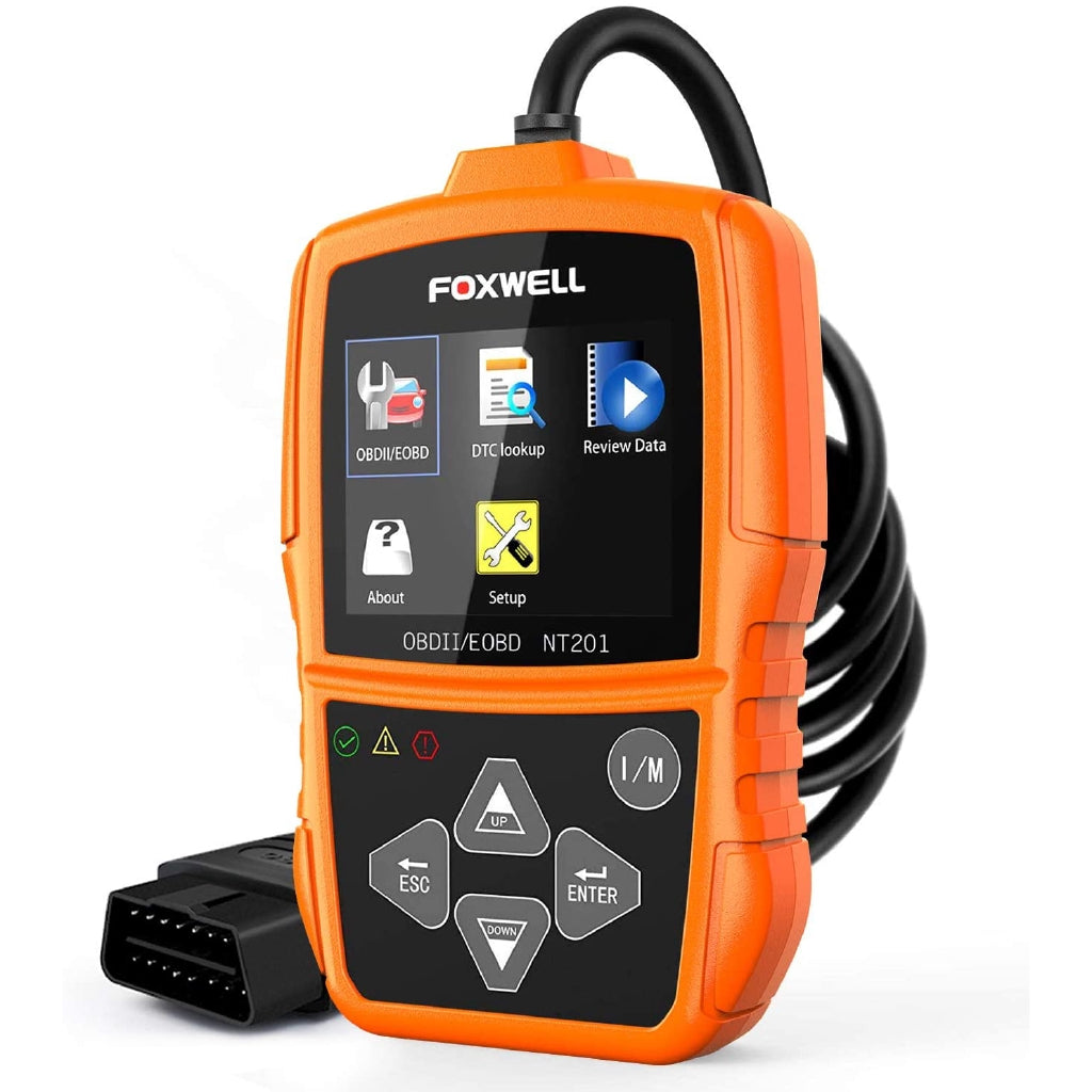 FOXWELL NT201 OBD2 Scanner Check Engine Light Car Code Reader OBD II Diagnostic Scan Tool