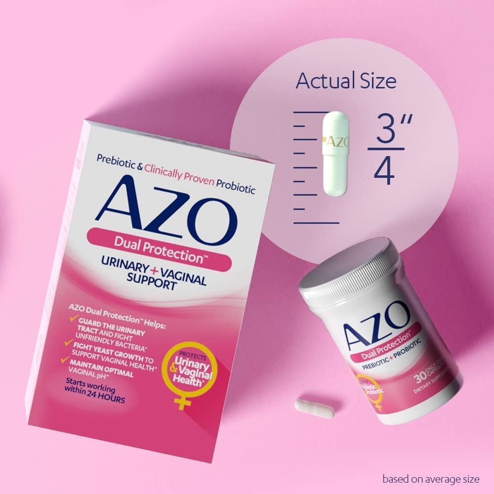 AZO Dual Protection Urinary Support For Women (30 Capsules)