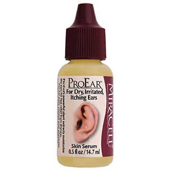Miracell ProEar Natural Relief with Natural Moisturizer for Dry, Itchy, Irritated Ears 0.5 oz. / 14.7ml