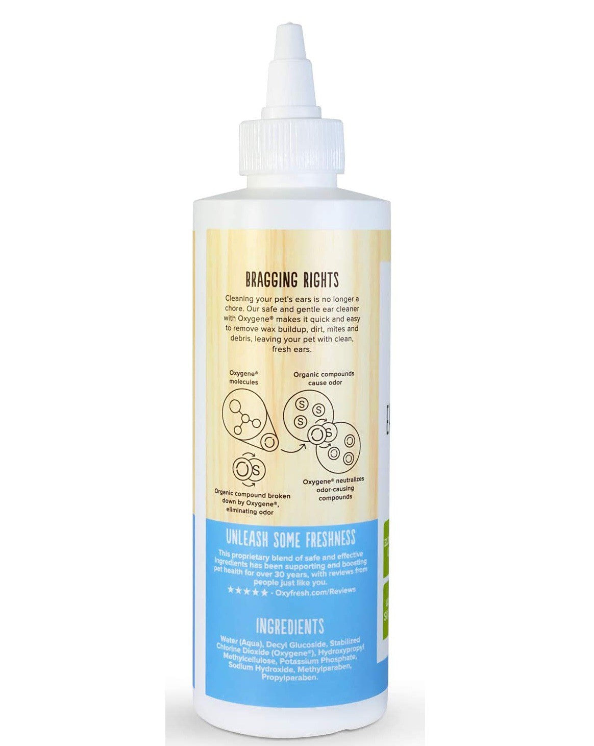 Oxyfresh Ear Cleaner with Oxygene for Dogs and Cats 8 fl oz / 237 ml