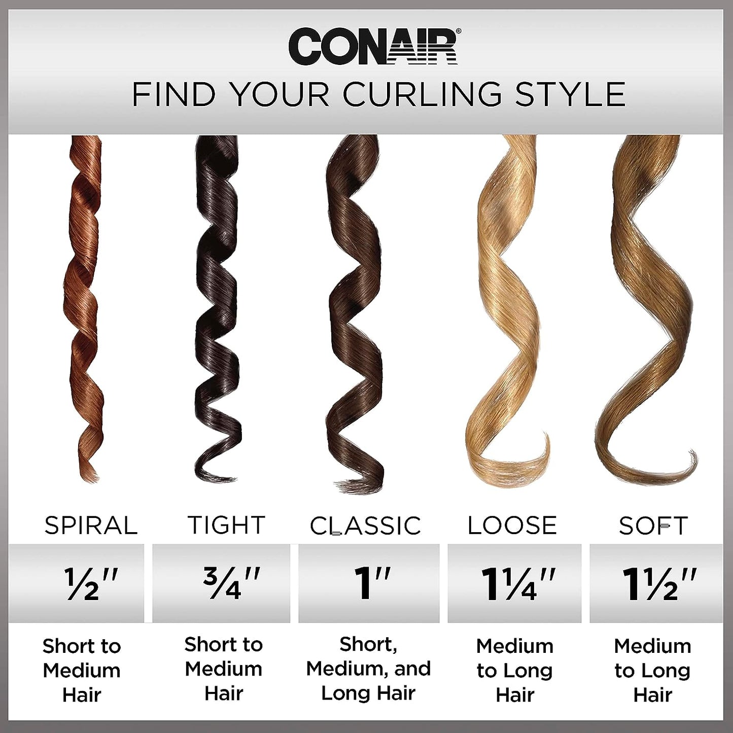 Conair Infiniti Pro 1 In. Tourmaline Ceramic Curling Iron, CD1000