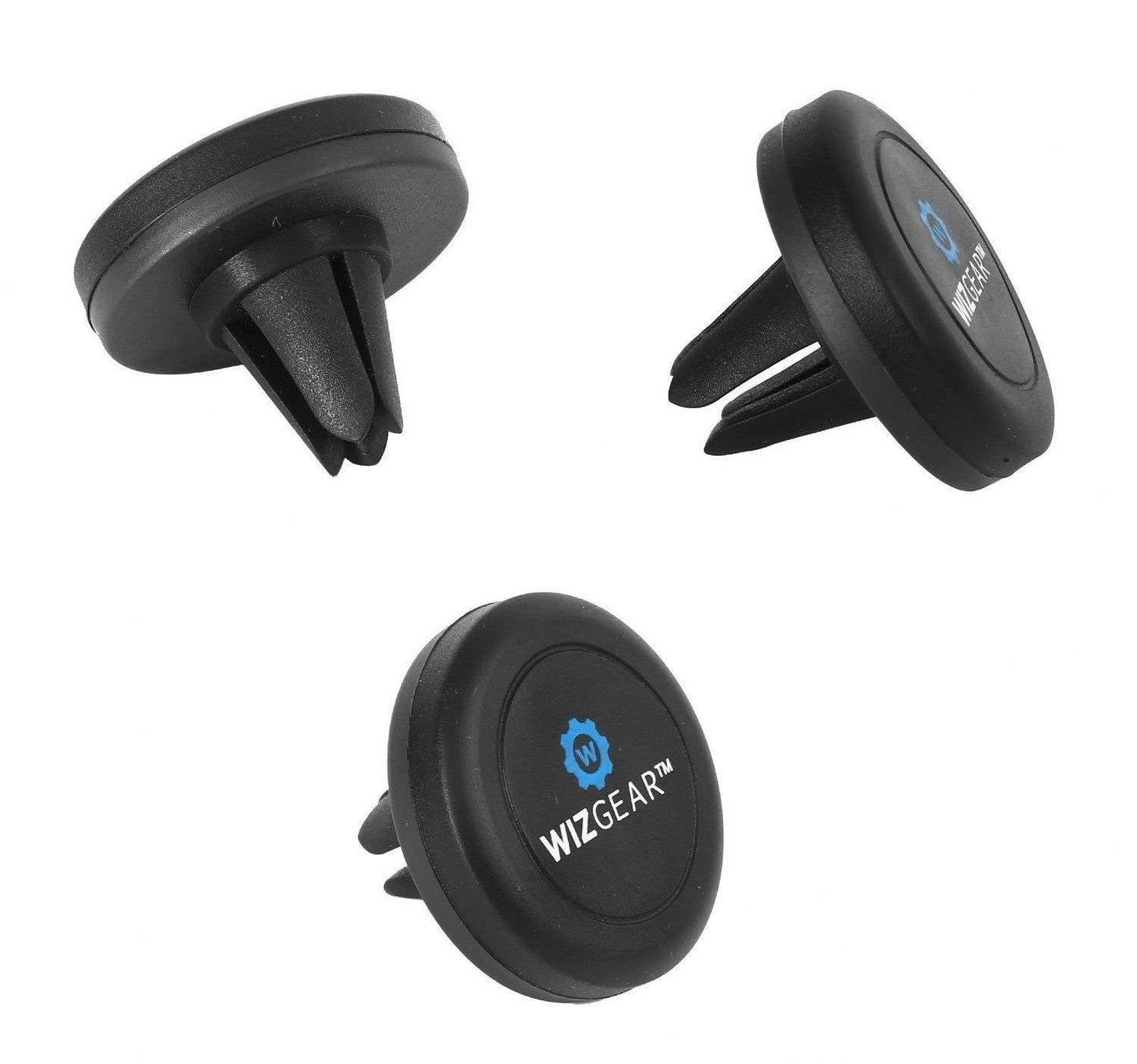 WizGear Magnetic Cart Mount in Any Vent, Universal (2 Pack with 4 Plates)