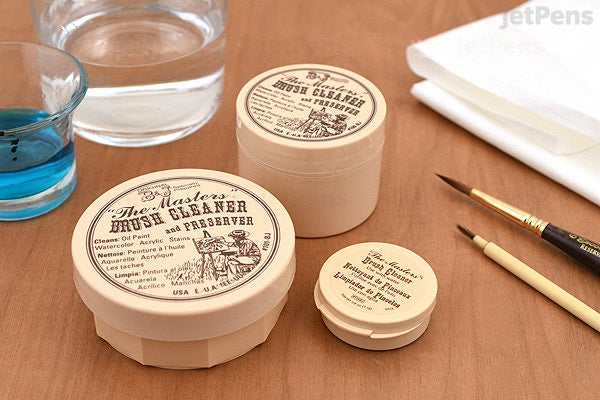 The Masters Brush Cleaner and Preserver #105-BP, Restores Hard Oil Paint Brushes, 2.5 oz. / 70.75g