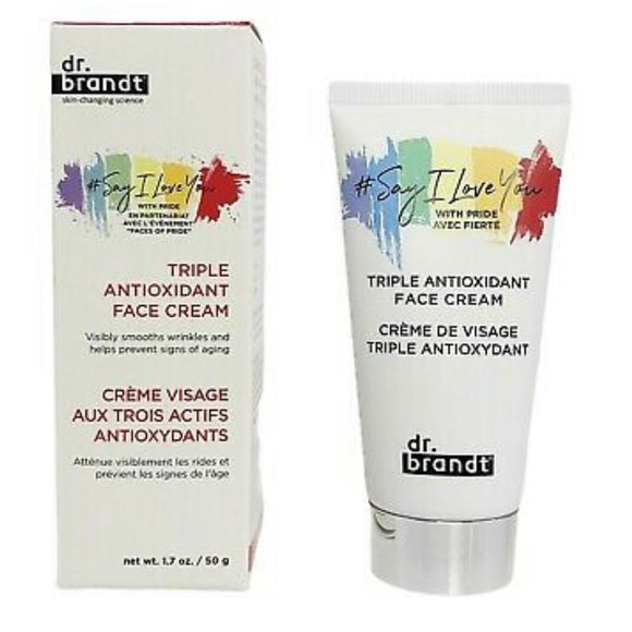 Dr. Brandt Triple Antioxidant Face Cream Smooths Wrinkles Prevent Signs of Aging 1.7 oz 50g