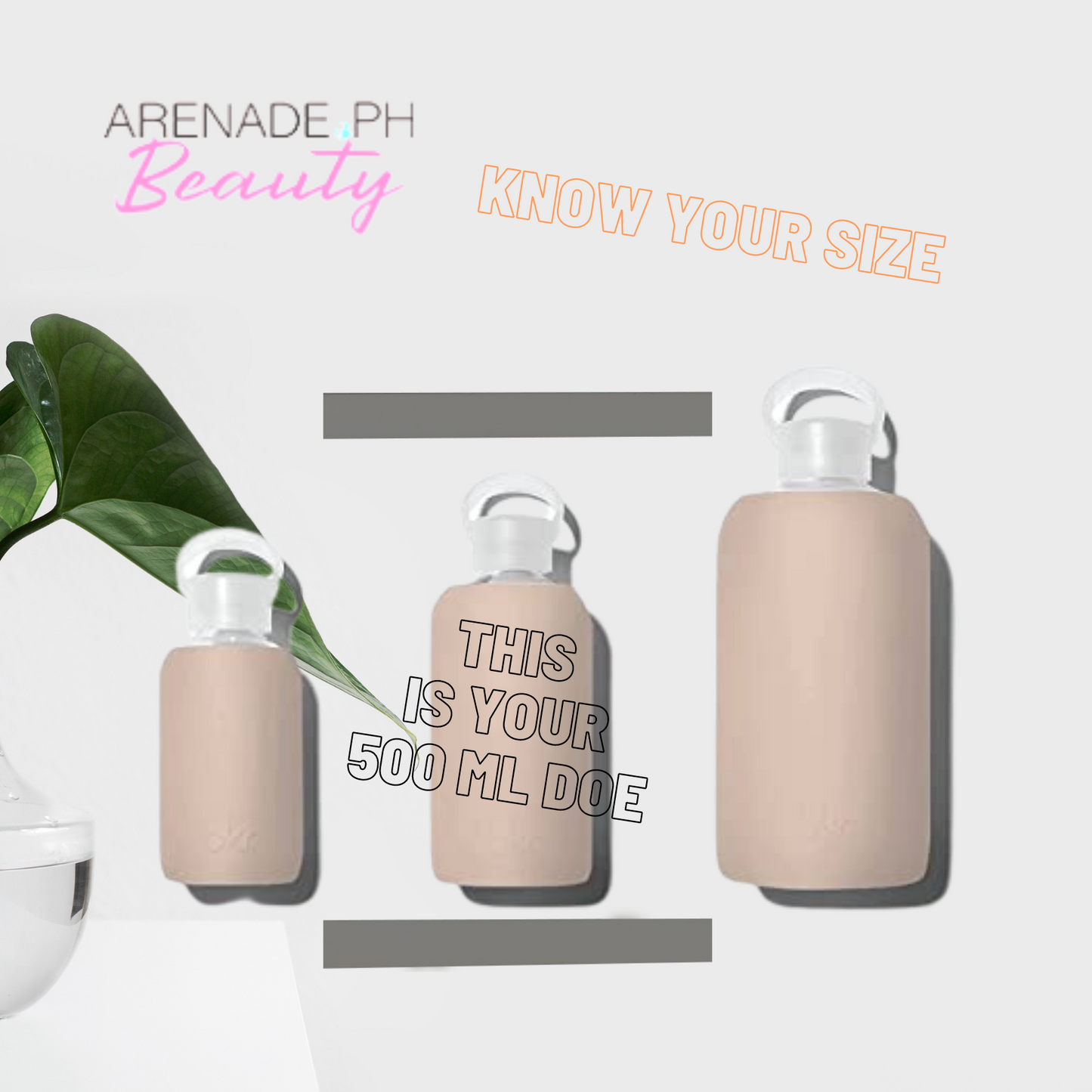 AUTHENTIC BKR Glass Water DOE 500 ml