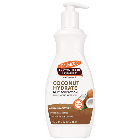 Palmer's Coconut Oil Formula with Vitamin E Coconut Hydrate Daily Body Lotion with Green Coffee, 13.5 fl.oz / 400ml