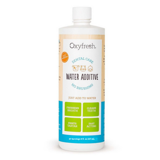 Oxyfresh Premium Pet Dental Water Additive for Bad Dog and Cat Breath 8 fl oz / 237 ml