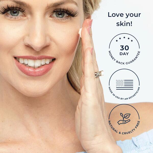 Anti Aging Eye Cream For Dark Circles & Under Eye Bags By Alana Mitchell Skin Care The Best Natural Firming Peptide Eye Cream For Wrinkles & Puffiness .5oz