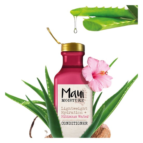 Maui Moisture Hair Care Lightweight Hydration with Hibiscus Water For All Hair Types Conditioner, 385 ml 13fl oz.