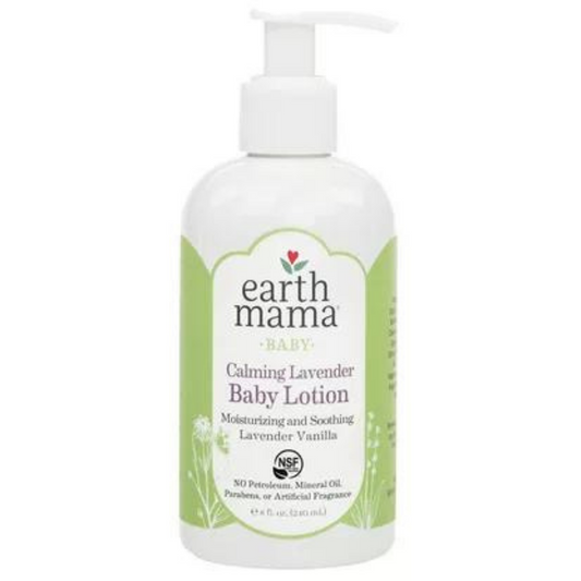 Earth Mama Calming  Lavender Baby Lotion Lavender Vanilla 240 mL PACKAGING MAY VARY