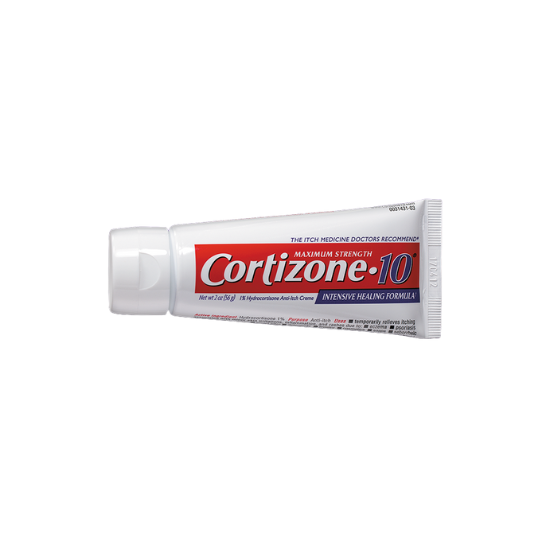 Cortizone 10 Maximum Strength 24HR Moisturizing Itch Relief Intensive Healing Formula, 2 oz. / 56g Anti-Itch Cream PACKAGING MAY VARY