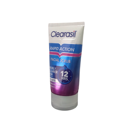 Clearasil Rapid Action Facial scrub Visibly clearer skin to 12hrs 4oz