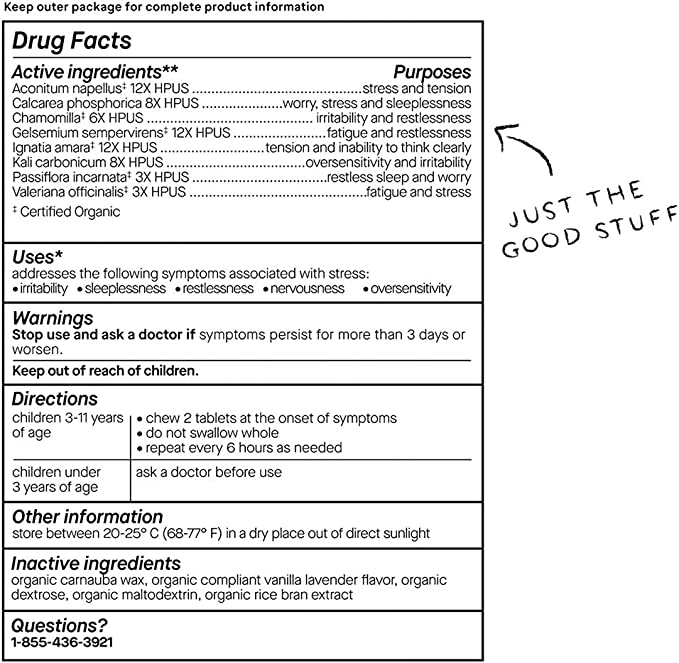 Genexa Kids' Calm Keeper - 60 Count - Relaxation Aid for Children