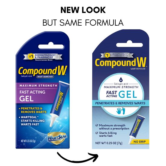 Compound W Fast Acting Wart Removal Gel, 7g (NO BOX)