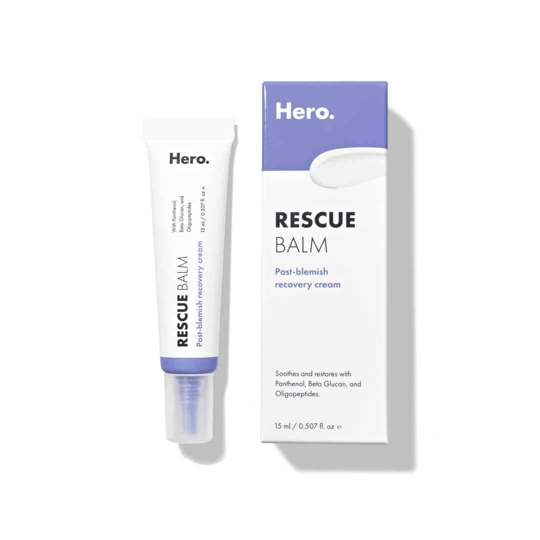 Mighty Patch Hero. Rescue Balm Post-Blemish Recovery Cream 0.507 Fl Oz / 15 ml