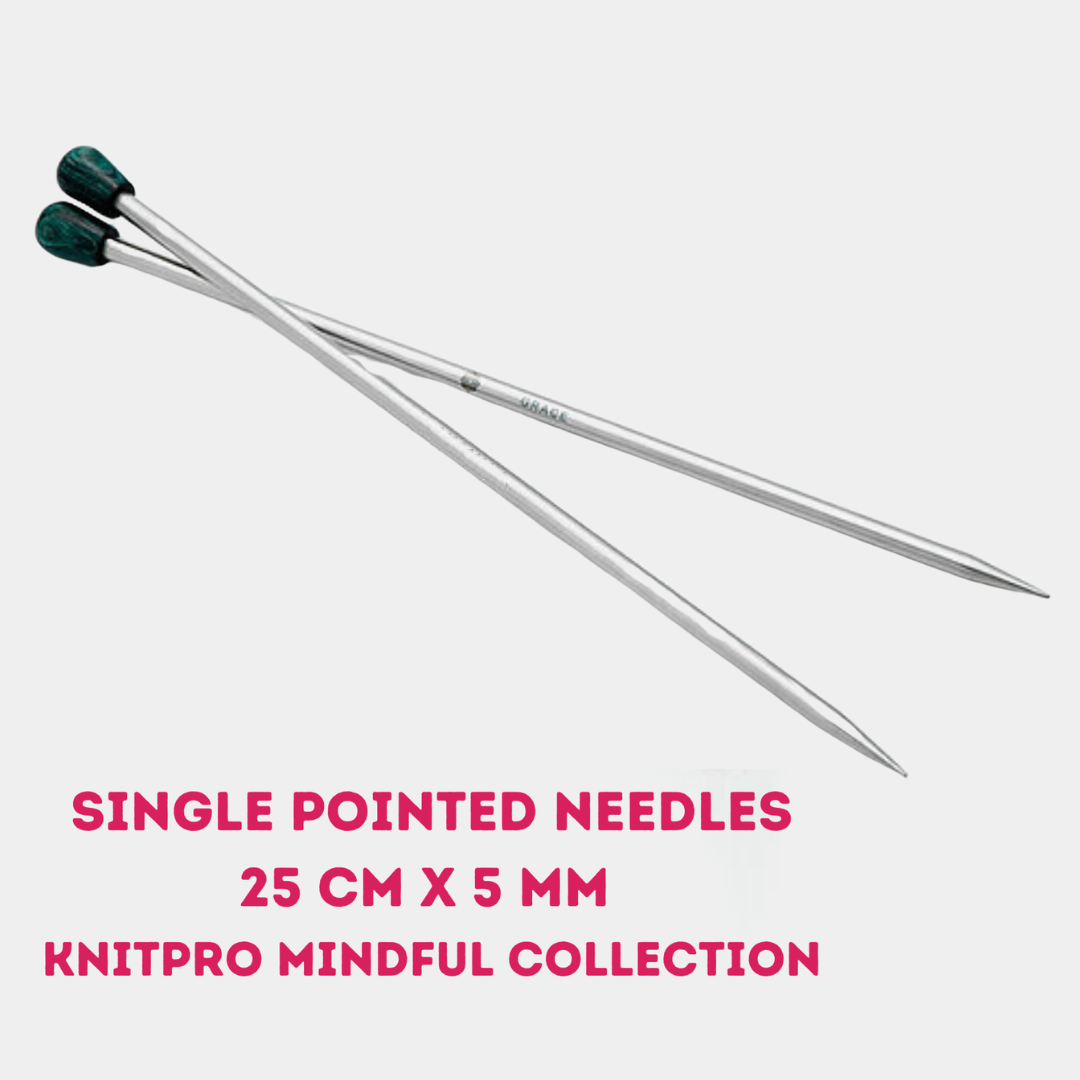 KnitPro The Mindful Collection Single Pointed Needle 25 cm x 5 mm (36201)