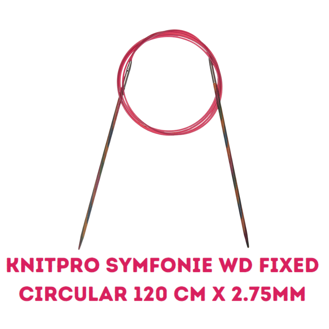 KnitPro Symfonie Wood Fixed Circular 120 cm x 2.75mm (20370)