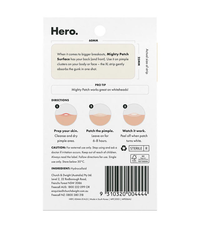 Hero Mighty Patch Surface 10 Patches