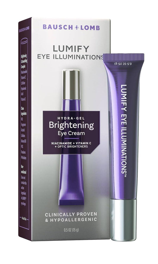 Bausch + Lomb Hydra Gel Brightening Eye Cream 0.5 oz / 15g