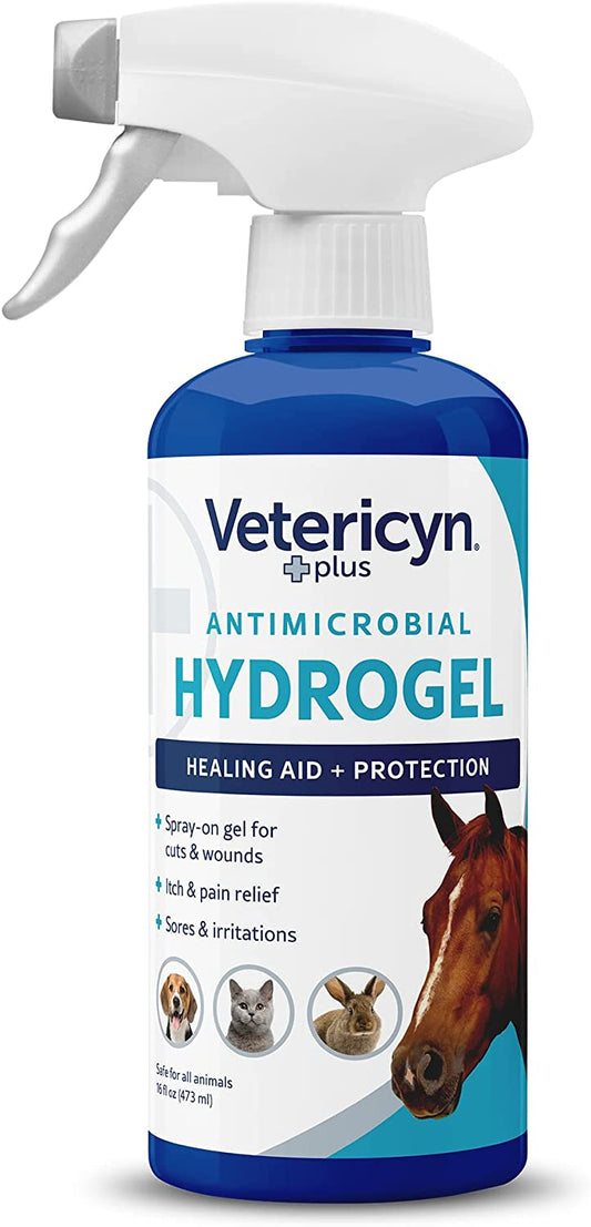 Vetericyn Antimicrobial Hydrogel Protect Skin To Help Healing Of Wounds For Pets - 473ml