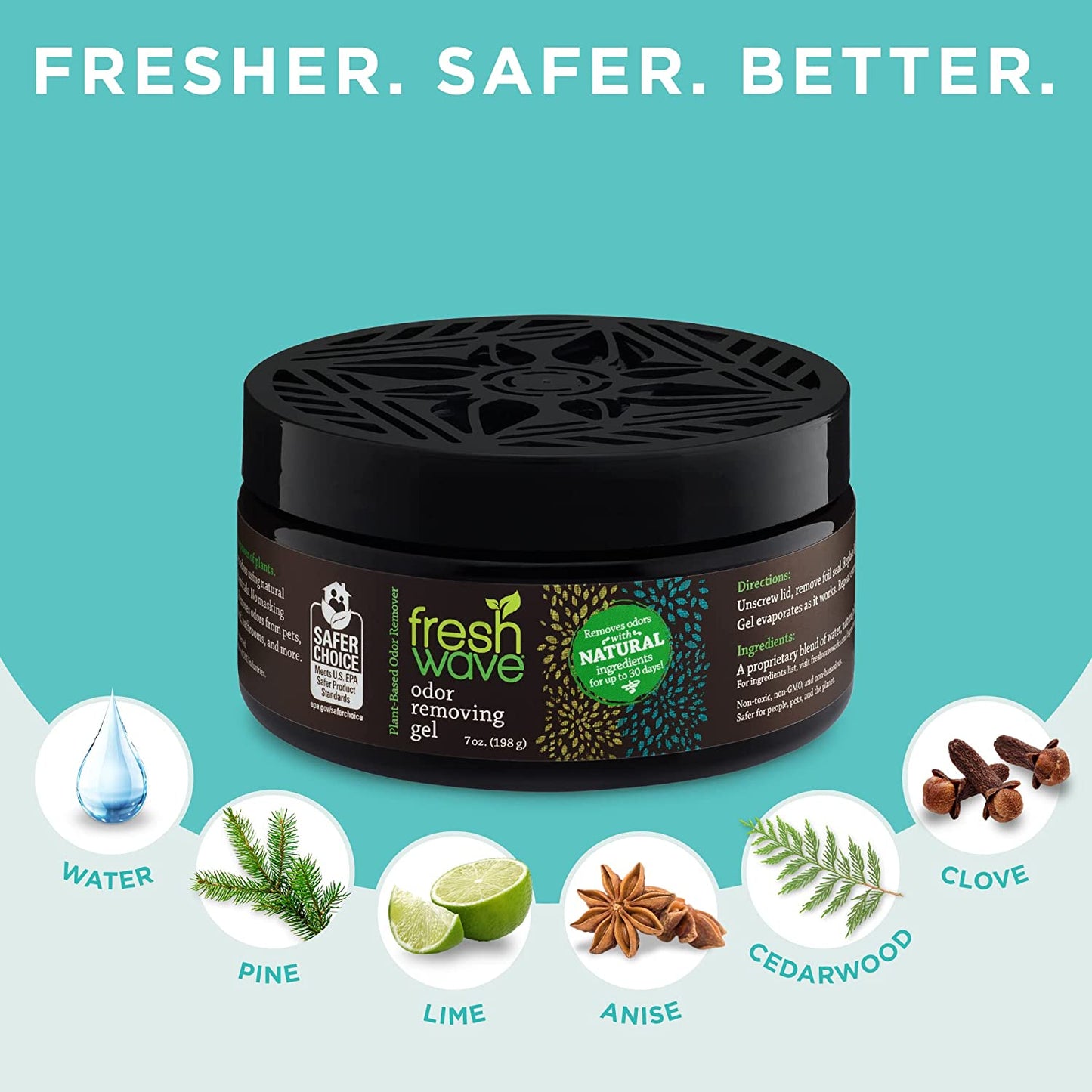 Fresh Wave Plant - Based Odor Removing Gel 7 Oz