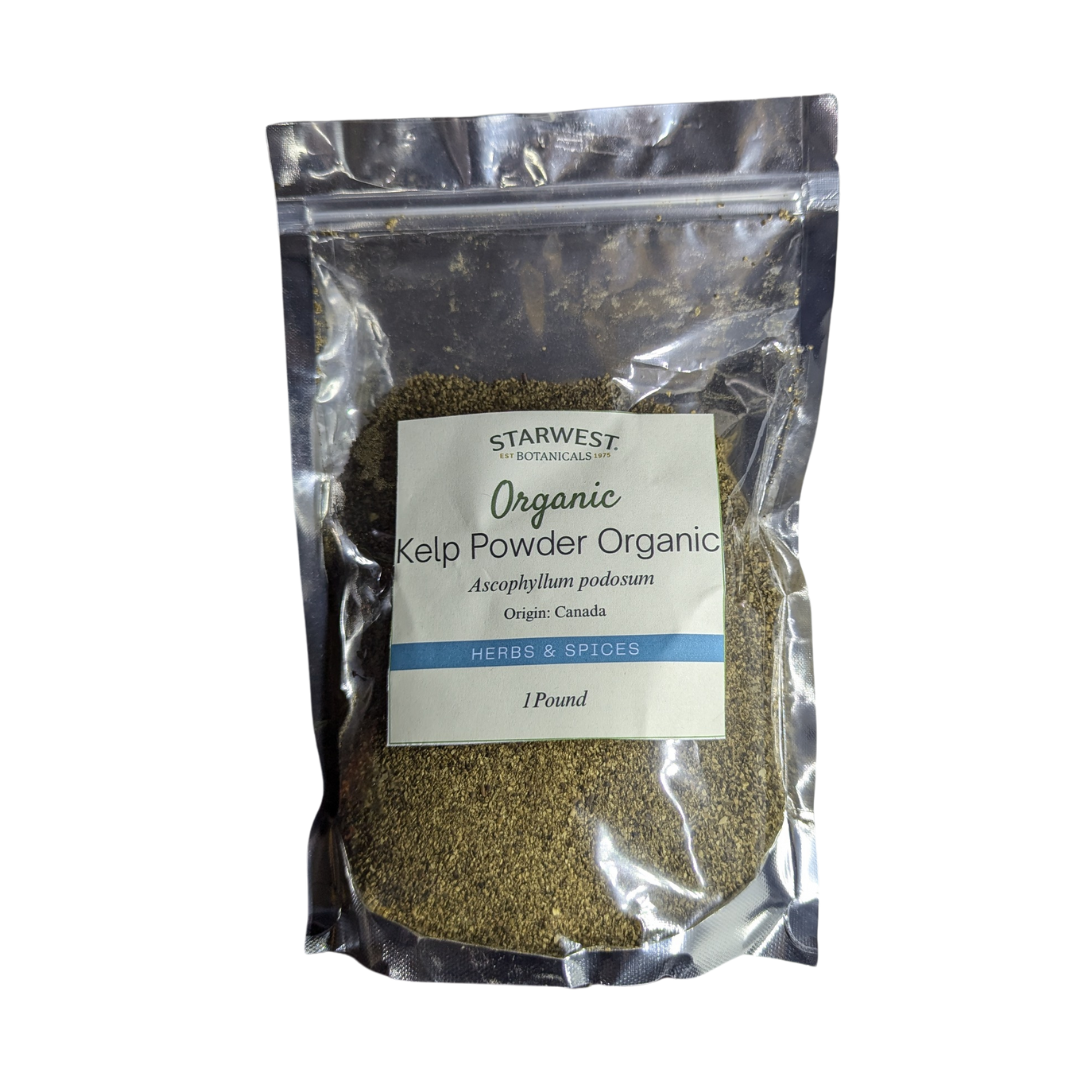 STARWEST BOTANICALS Organic Kelp Granules,1 Pound by Starwest Botanicals